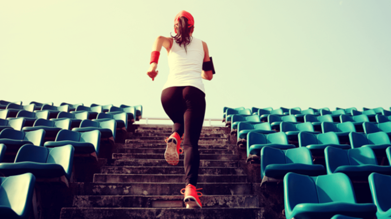 Climbing the stairs will help get rid of cellulite