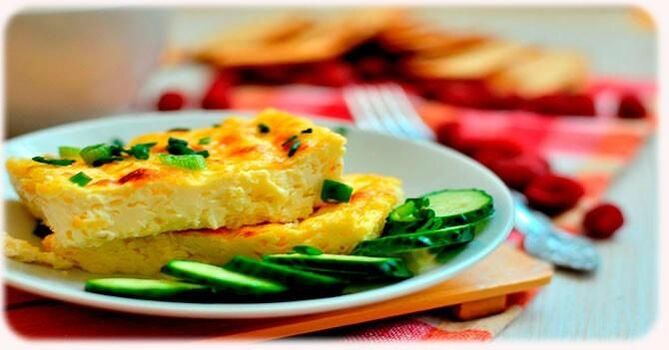 omelet for weight loss with a protein diet